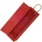 Preview: Wooden box with sliding lid for 1 bottle red - Kopie