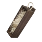 Preview: Wooden box with sliding lid for 1 bottle red - Kopie - Kopie