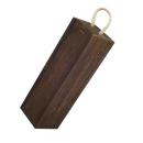 Wooden box with sliding lid for 1 bottle red - Kopie - Kopie